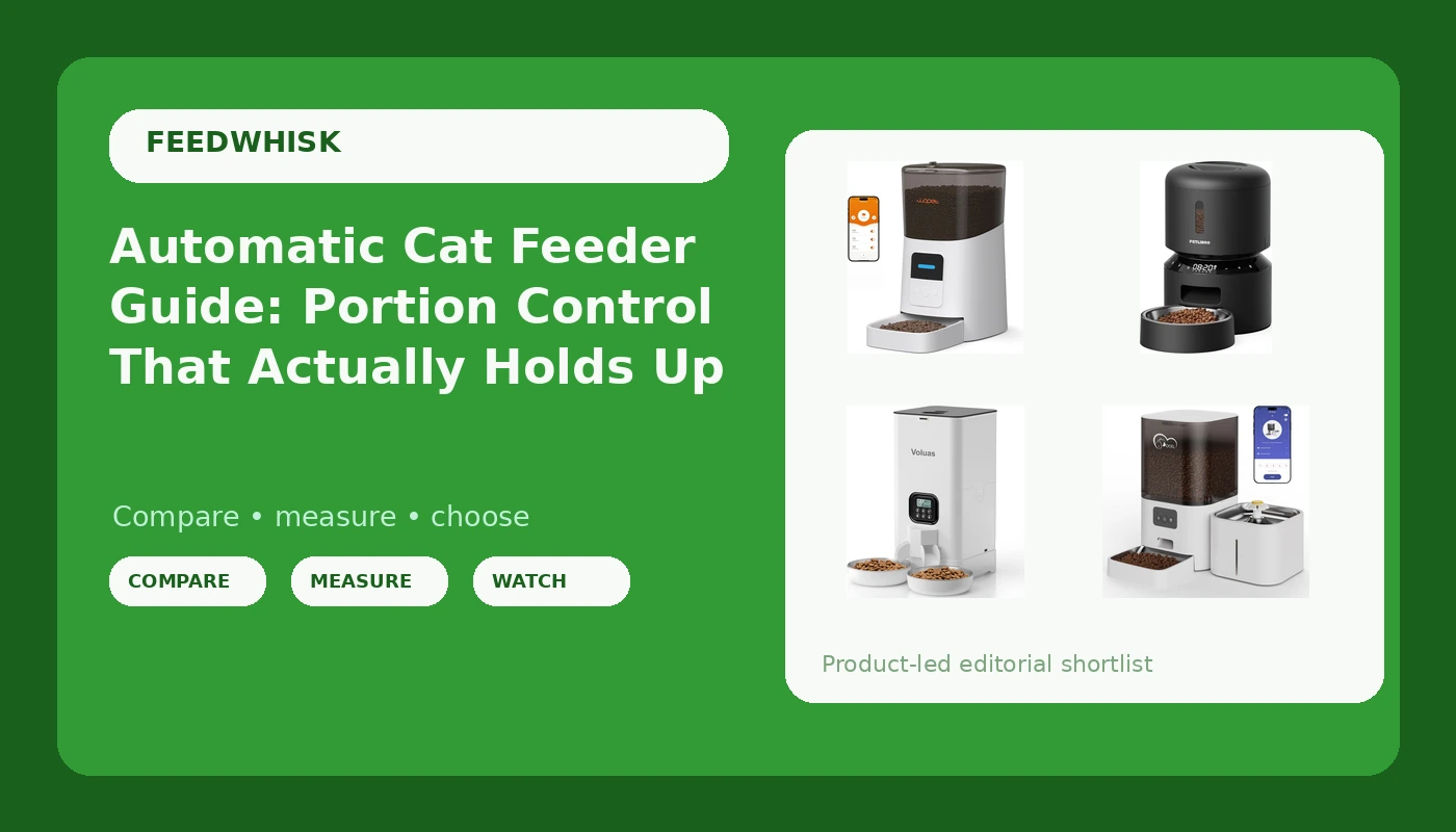 Automatic Cat Feeder Guide: Portion Control That Actually Holds Up