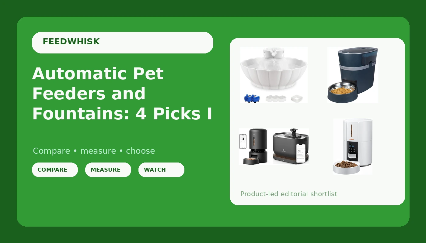 Automatic Pet Feeders and Fountains: 4 Picks I'd Put in a Client's Home