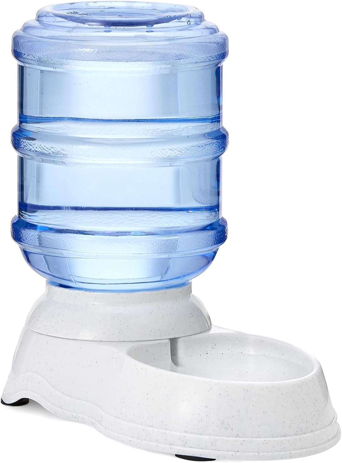 Amazon Basics Gravity Pet Water Dispenser for Cat and Dog, 135.3 fl oz Capacity, Small