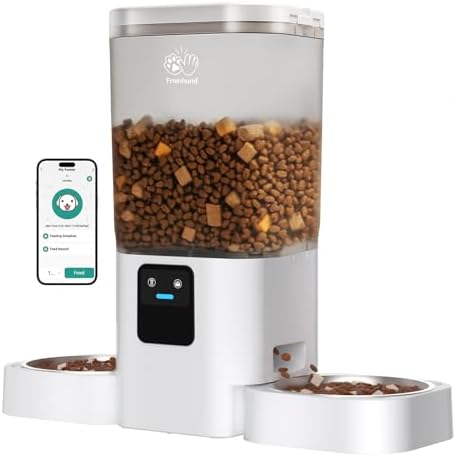 Frienhund Timed Automatic Cat Feeder 2 Cats (B0DZ2JH37L)