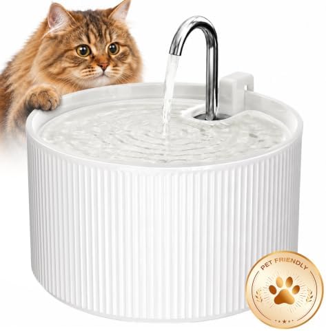 Voluas 2.2L Ceramic Cat Water Fountain (B0FWJYRRX1)